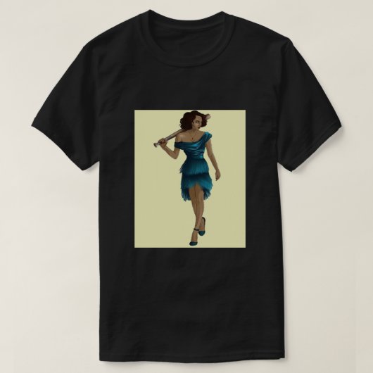 T-shirt Letitia Lewis Leti Lovecraft Affiche de pays (Design devant)