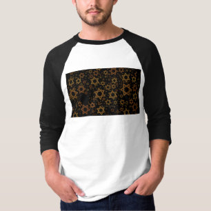 T-shirt L'étoile artistique de David thème Hanukkah de Sli