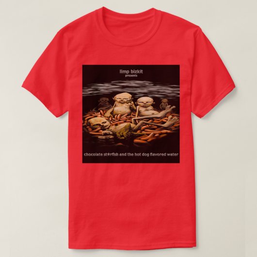 T-shirt L'étoile de mer au chocolat et l'eau parfumée aux  (Design devant)