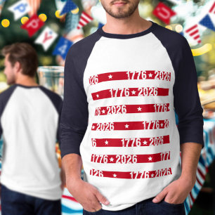 T-shirt L'étoile et les bandes du 250e anniversaire de l'A
