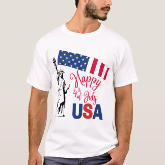 T-shirt Let's celebrate the 4th of July
