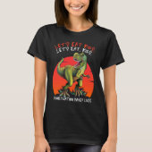 T-shirt Let's Eat Kids Punctuation Saves Lives Dino Gramma (Devant)
