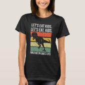T-shirt Let's Eat Kids Punctuation Saves Lives Grammar (Devant)