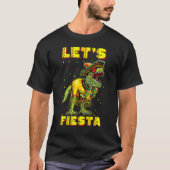 T-shirt Lets Fiesta Rex Tyrannosaurus Poncho Casquette Cin (Devant)