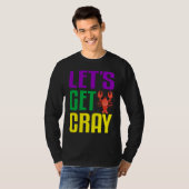 T-shirt Let's Get Cray  Crawfish Mardi Gras Women Kid Boys (Devant entier)