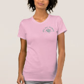 T-shirt Let's Get Pickled Après Pickle Ball Pink (Devant)