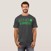 T-shirt Lets Get Shammered Funny St Patricks Day (Devant entier)