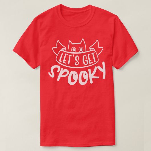 T-shirt Let's get spooky (Design devant)