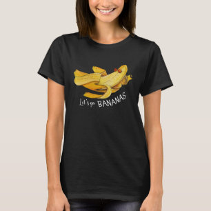 T-shirt Let's go Bananas Aquarell