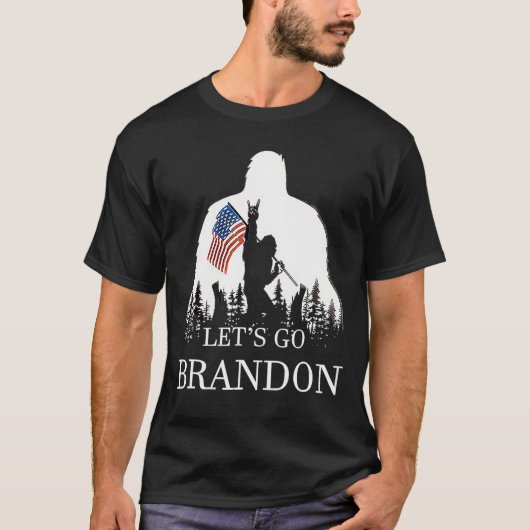 T-shirt Let's Go Brandon  (Devant)