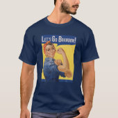 T-shirt Let's Go Brandon Blue (Devant)