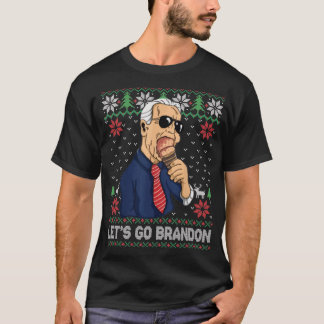 T-shirt Let's Go Brandon Funny Biden Meme Ugly Christmas