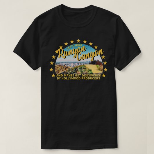 T-shirt Let's Hike Runyon (Design devant)