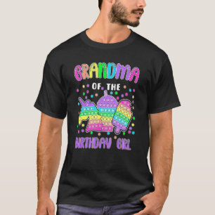T-shirt Let's Pop It Grandma of The Birthday Girl Pop It