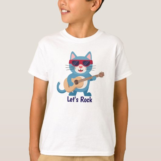 T-shirt Let's Rock (Devant)