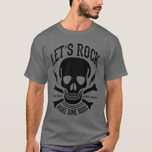 T-shirt Lets rock family (Devant)
