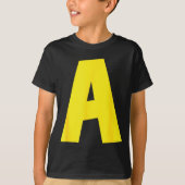 T-shirt Letter A Funny Group Matching Halloween For Women (Devant)