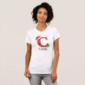 T-shirt Letter C Personalized (Devant entier)