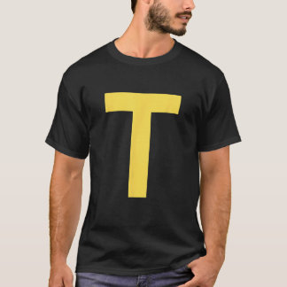 T-shirt Letter T Funny Group Matching Halloween Costume 
