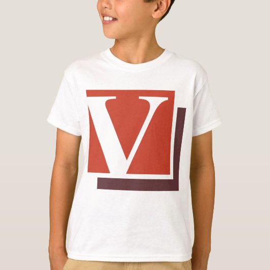 T-shirt Letter V (Devant)