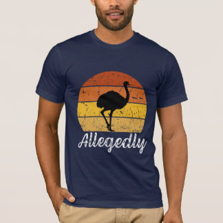 T-shirt Letterkenny prétendument Autruche Vintage Rétro Co