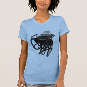 t-shirt letterpress 1888