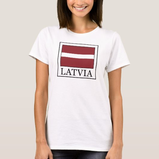 T-shirt Lettonie (Devant)
