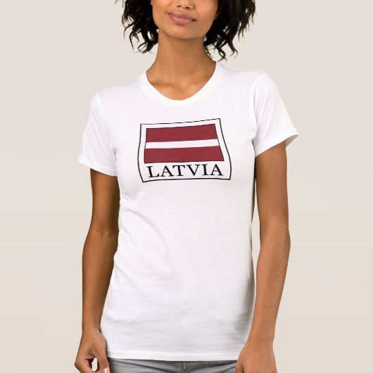T-shirt Lettonie (Devant)