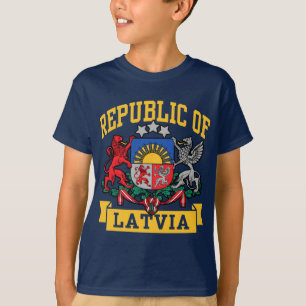 T-shirt Lettonie