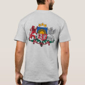 T-shirt Lettonie Fête de l'indépendance du drapeau (Dos)