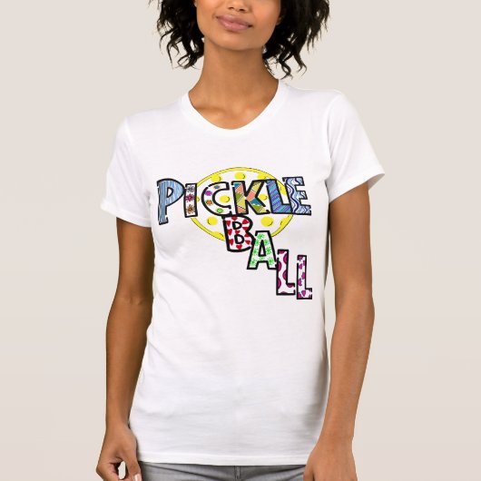 T-shirt Lettrage de balle (Devant)