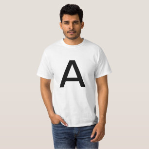 T-shirt Lettre A