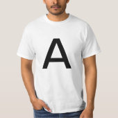 T-shirt Lettre A (Devant)