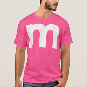 T-shirt Lettre amusante M Chocolat Bonbon Halloween Team G