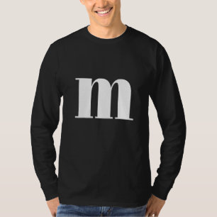 T-shirt Lettre amusante M Chocolat Bonbon Halloween Team G