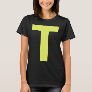 T-shirt Lettre amusante T Costume d'Halloween vert