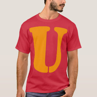 T-shirt Lettre amusante U Alphabet Enseignant Maternelle P