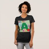 T-shirt LETTRE Apple A (Devant entier)