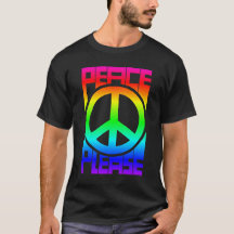 Lettre arc-en-ciel Paix S'il vous plaît