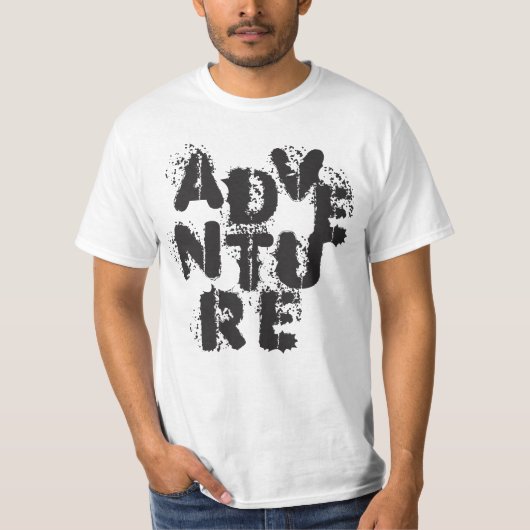 T-SHIRT LETTRE AVENTURE (Devant)