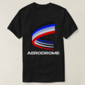 T-shirt LETTRE BLANCHE Aérodrome (Design devant)