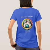 T-SHIRT LETTRE BLANCHE BLANCHE BLANCHE POUR PINBOY (Dos)