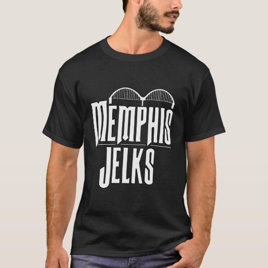 T-shirt LETTRE BLANCHE Memphis Jelks (Devant)