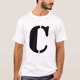 T-shirt Lettre C