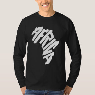 T-shirt Lettre continentale africaine Fierté culturelle af
