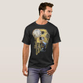 T-shirt Lettre d'anniversaire B Steampunk (Devant entier)