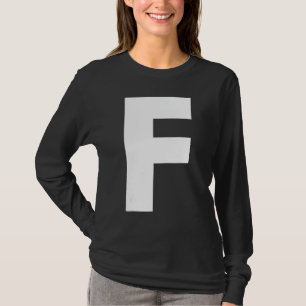 T-shirt Lettre de carnaval d'Halloween F Capita