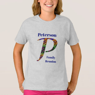 T-shirt Lettre de conservation de la Réunion familiale P M