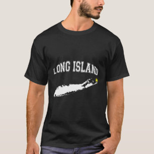 T-shirt Lettre de la meilleure Varsity de Long Island