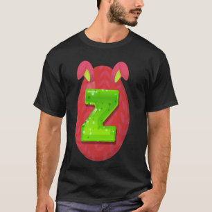 T-shirt Lettre de l'alphabet de Pâques ABC apprentissage a